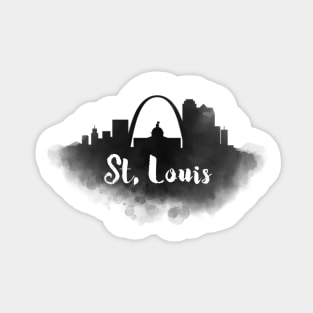 St. Louis watercolor Sticker